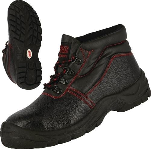 Sicherheitsstiefel basic step mid Größe 46 w. 11 schwarz S3 src en iso 20345 Volleder