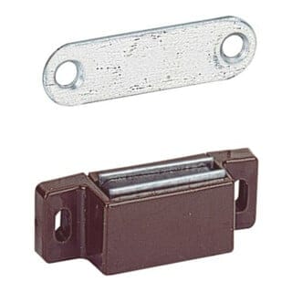 Hettich MB-Haftmagnetschnäpper 4kg, B 46mm, H 13,5mm T 15mm, M 71/GP 2, 13141 weiß
