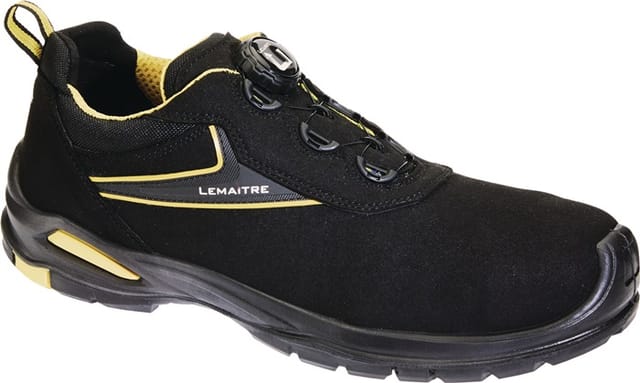 Lemaitre - Sicherheitsschuh Harrison Gr.45 w.l schwarz/gelb S3 src esd EN20345