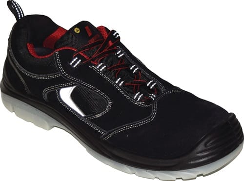 Sicherheitsschuh easy step Größe 45 w. 11 schwarz S1P src en iso 20345 Veloursleder