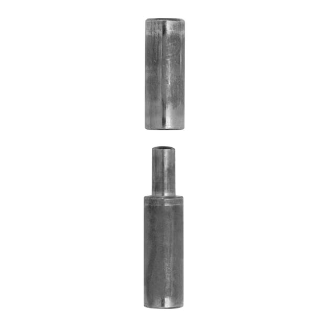 2er Pack - Anschweißband rund Außen-Ø 18 mm / h: 100 mm ohne Fahne Stahl schwarz