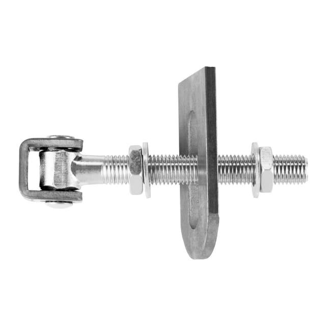 So-tech - 2er Pack - Torscharnier verstellbar M20 x 190 mm mit U-Förmiger Anschweißlasche