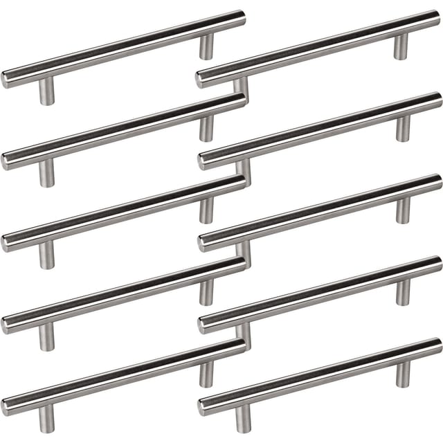 So-tech - Stangengriff/ Relinggriff G10 ba 128 mm Edelstahl gebürstet, 10 Stück