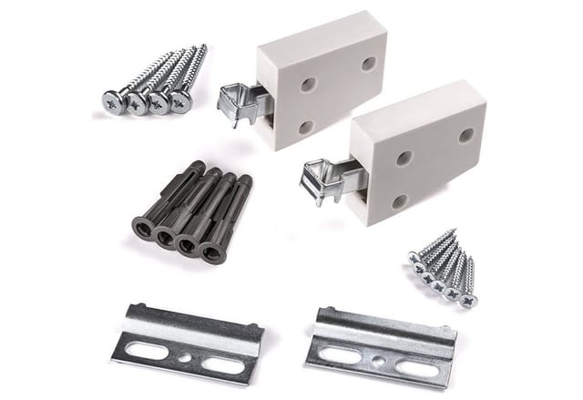 2er Pack - Schrankaufhänger Set weiß Tragkraft 120 kg