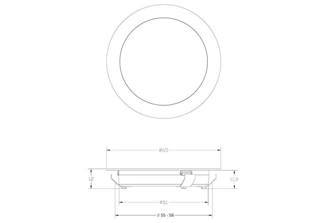 So-tech - 3er Pack - led Möbeleinbauleuchte giulia 12 v 3W Chrom poliert kaltweiß miniAMP