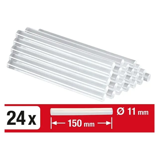 Einhell Klebesticks 11x150 mm, 24 Stück Klebestick