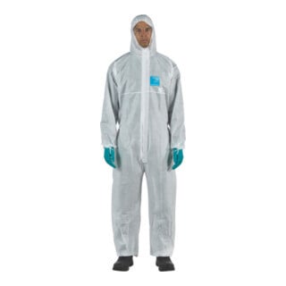 Schutzoverall AlphaTec® 1500 Plus Größe xxl weiß PSA-Kategorie iii