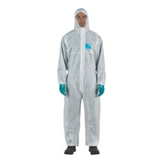 Schutzoverall AlphaTec® 1500 Plus Größe xxl weiß PSA-Kategorie iii