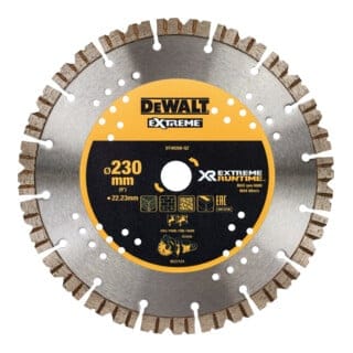 Zubehör - Diamanttrennscheibe für Beton 230x22,23 mm DT40260 - Dewalt