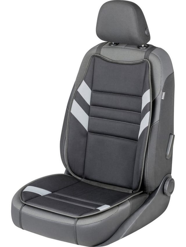 Walser - pkw Sitzauflage Britt, Auto-Sitzaufleger schwarz/grau, 1 Stück