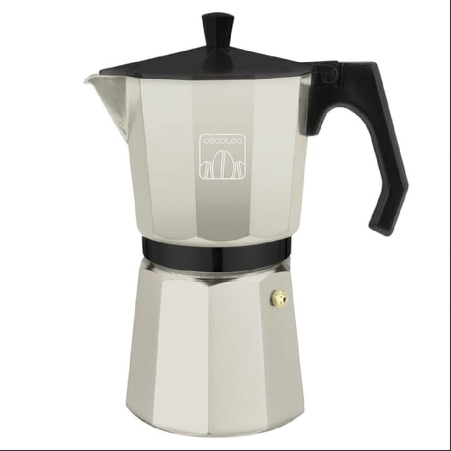Cecotec - Italienische Kaffeemaschine Italiensicher Espressokocher Cumbia Mokclassic 1200 Beige