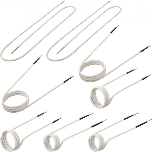Mophorn - vevor Induktionsheizer-Induktorspulen-Kits, Magnetisches Mini-Induktionsheizer-Set, Flammenloses Wärmezubehör 8-teilig, Hitzebeständiges