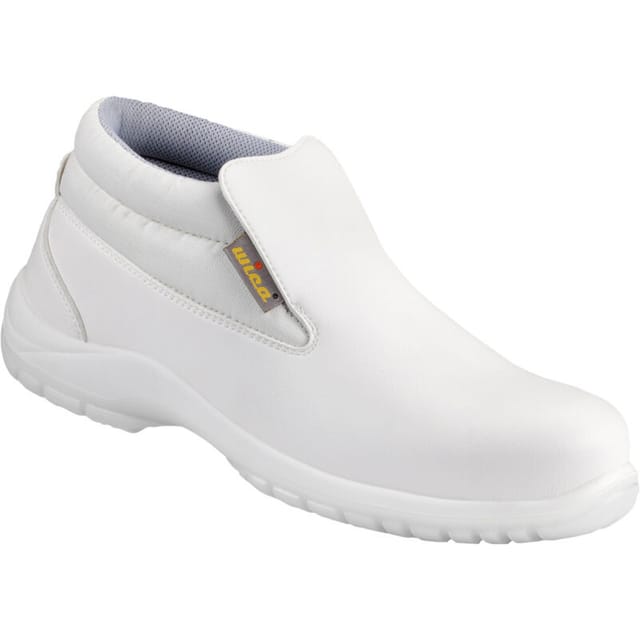 Gr .42 ANDRIA SLIPPER-STIEFEL weiß ANDRIA safety slip boots