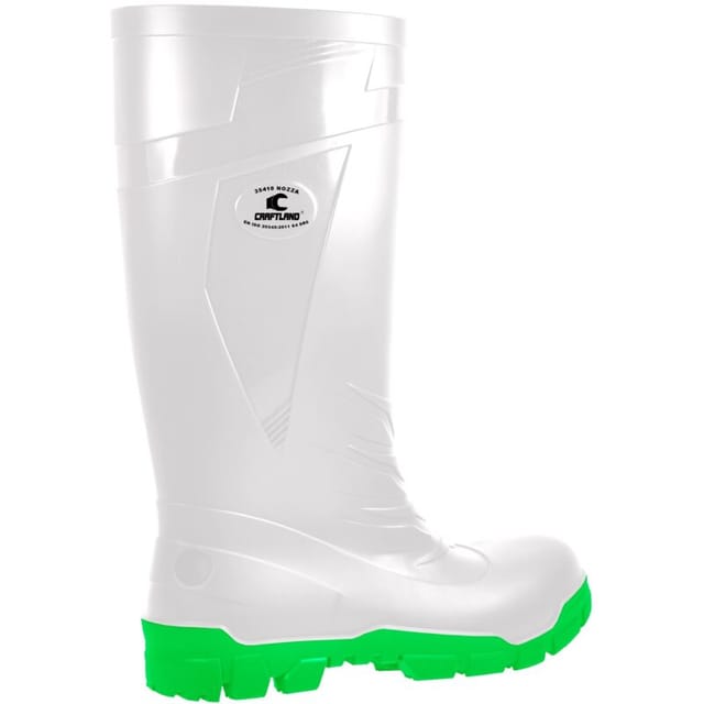 Gr .42 NOZZA PVC-STIEFEL weiß NOZZA PVC-BOOT