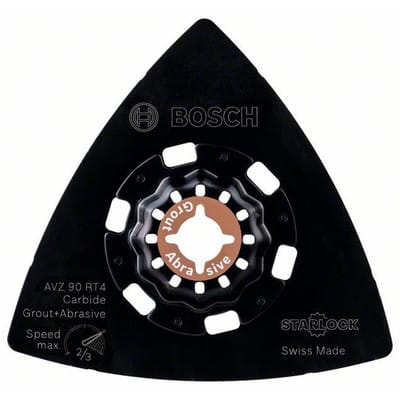 Carbide-RIFF Schleifplatte avz 90 RT4 90 mm Sanding Grit 4 - 2609256F02 - Bosch