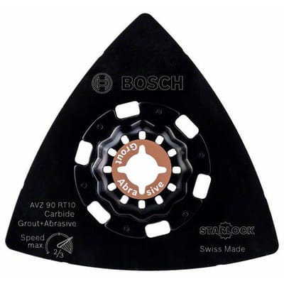 Carbide-RIFF Schleifplatte avz 90 RT10 90 mm Sanding Grit 10 - 2609256F04 - Bosch