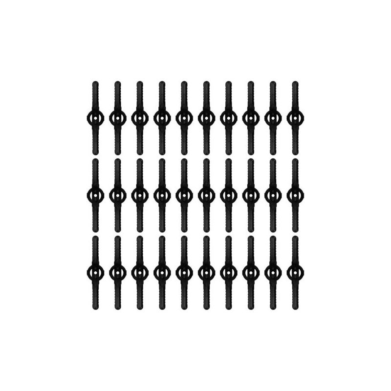 Taishengda – 30er-pack Kunststoff-scherklingen, 139 Mm – 33 Mm Breite – Kompatibel Mit Akku-haarschneidemaschinen – Sauberer Und Effizienter Schnitt
