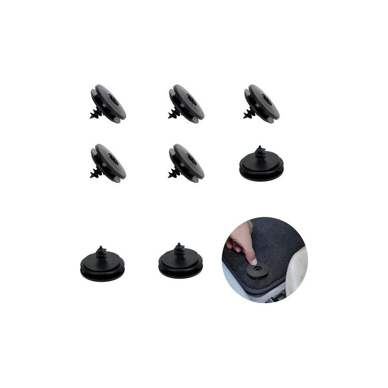 Taishengda Kfz-fußmatten-befestigungsclips, Ispchen 8 Stück Kfz-fußmatten-clips Universalclips Für Kfz-fußmatten Anti-rutsch-mattenbefestigungen Kfz-fußmatten-clips (8