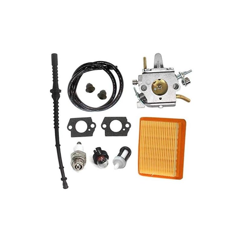 Taishengda Vergaser Mit Luftfilter Und Kraftstoffleitung Für Stihl Fs400, Fs450, Fs480, Sp400, Sp450 – Ersetzt Zama C1q-s34h, 4128 120 0651, 4134 141 0300, H121