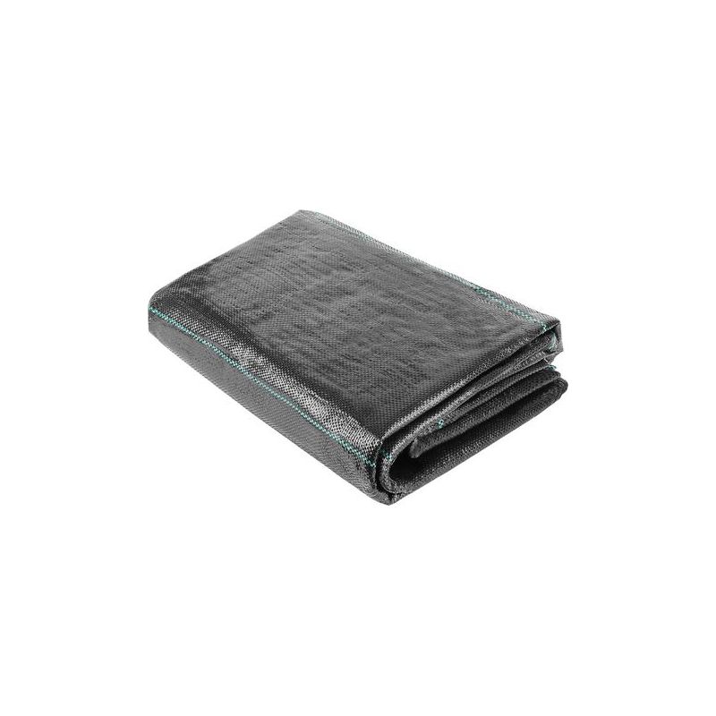 Taishengda Pflanzenschutzvlies, Unkrautvlies Aus Polypropylen 1 M X 5 M, Anti-nachwachsendes Geotextil 75 G/m², Gewebt, Uv-beständig, Wasserdurchlässig, Reißfest (2er-pack)
