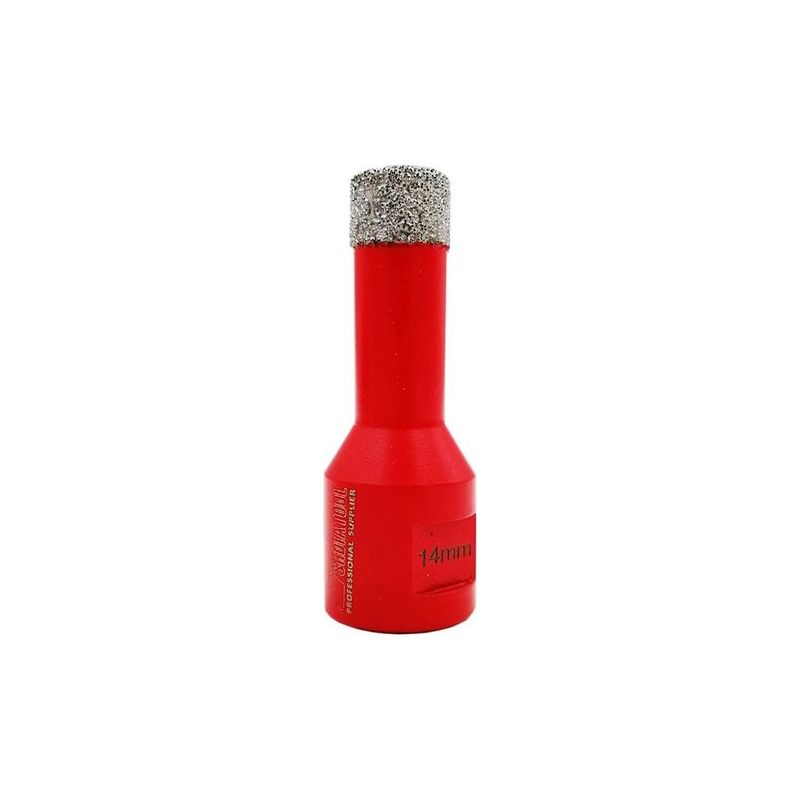Taishengda-ineasicer 14-mm-diamantkernbohrer Mit M14-gewinde Für Trockenbohrungen In Porzellan, Fliesen, Granit Und Marmor