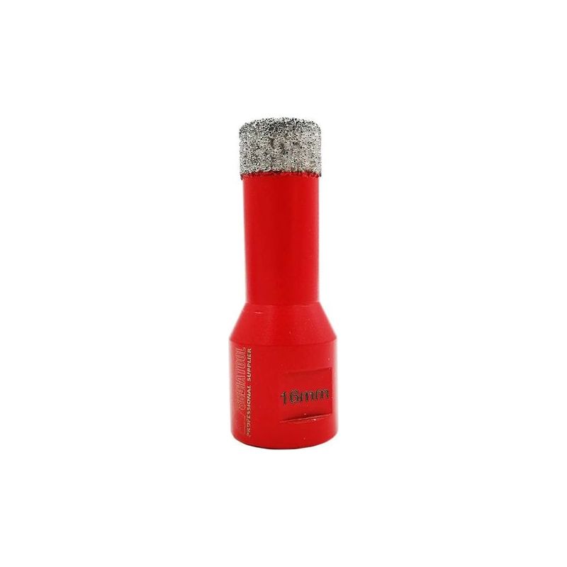 Taishengda-ineasicer 16-mm-diamantkernbohrer Mit M14-gewinde Für Trockenbohrungen In Porzellan, Fliesen, Granit Und Marmor