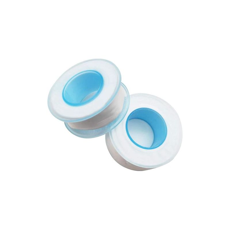 Taishengda - 2 Rollen Ptfe-gewindedichtband, 18 Mm X 20 M Teflonband Für Installateure, Ptfe-industrie-markierungsband (weiß)