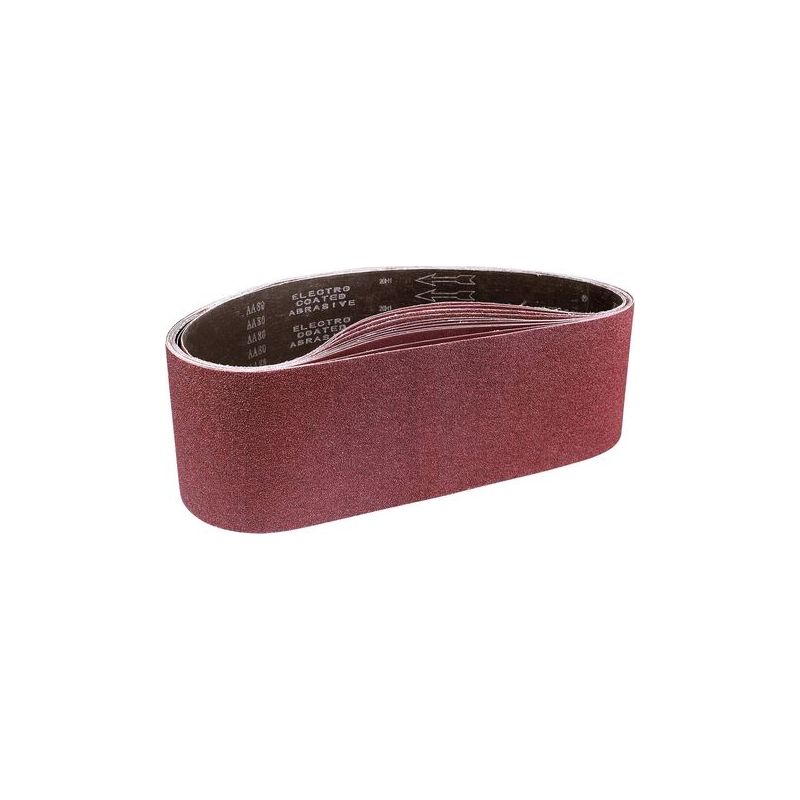 Taishengda Schleifband 150 X 1220 Mm, Gemischte Schleifbänder (körnung 80/120/150/240/400) Für Bandschleifer (5 Stück)
