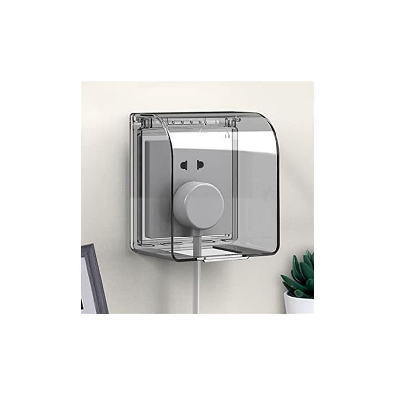 Taishengda - Wasserdichter Steckdosenschutz Typ 86 12,2 × 10,8 × 7,3 Cm Wasserdichte Steckdosenabdeckung Für Badezimmer Und Küchen