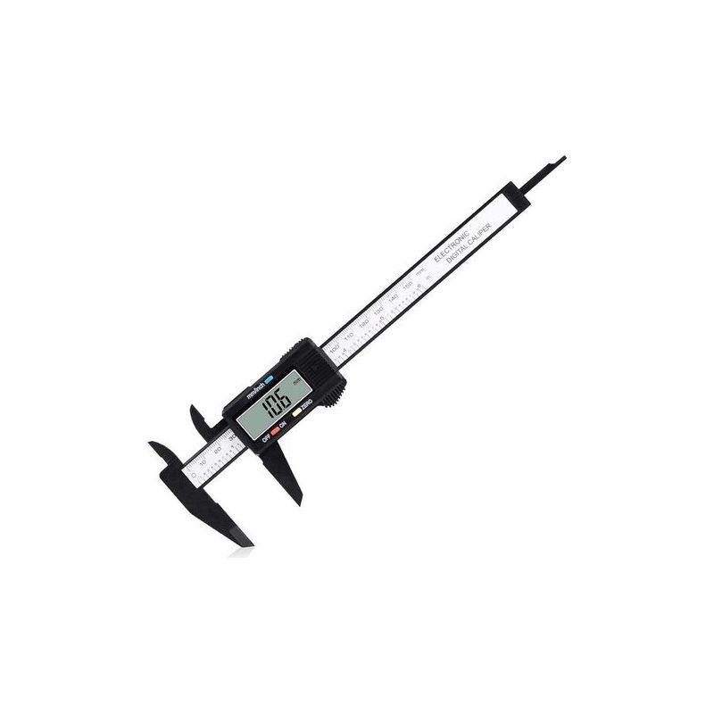Taishengda Digitaler Messschieber, 150 Mm / 6" Digitaler Messschieber Aus Kohlefaser