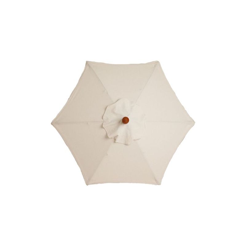 Taishengda Ersatz-sonnenschirmbezug – 6 Streben – 2 M Durchmesser – Wasserdicht – Uv-schutz – Ersatzstoff – Beige