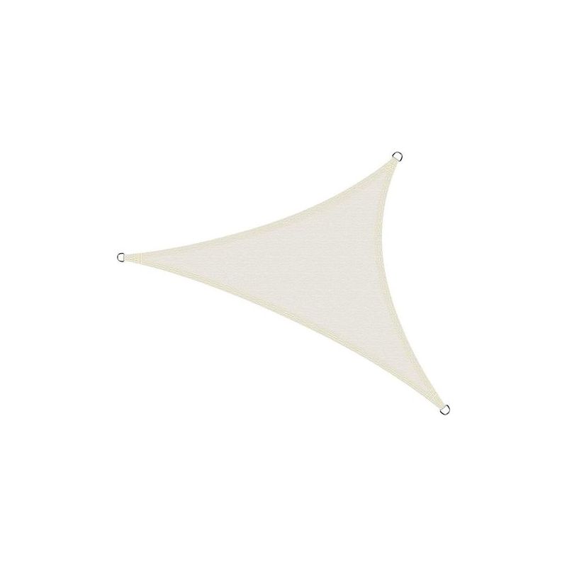 Taishengda - Wasserdichtes Dreieckiges Sonnensegel 2x2x2m, Atmungsaktives Hdpe-sonnentuch, Uv-schutz, Langlebig Und Atmungsaktiv Für Garten, Terrasse, Camping, Party, Pool, 3-teilig