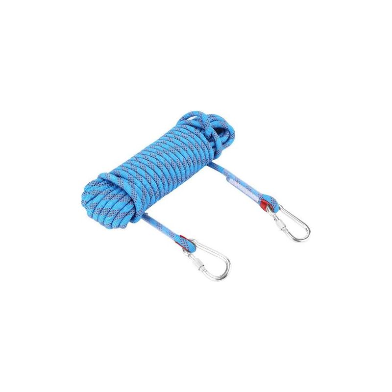 Taishengda-sicherheitsseil Für Outdoor-klettertouren, Reißfestes Bergsteiger-rettungsseil, 12 Mm Durchmesser, Geeignet Zum Wandern (blau, 10 M)