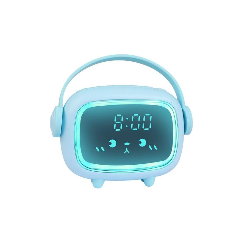 Taishengda Kinderwecker, Digitaler Wecker Für Mädchen Und Jungen, Engel-digitalwecker (blau)