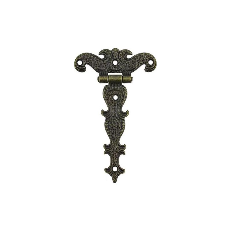 Taishengda Antike Scharniere, Dekorative Bronzescharniere Für Schranktüren, Schmuckkästchen (bronze, 3 Stück)