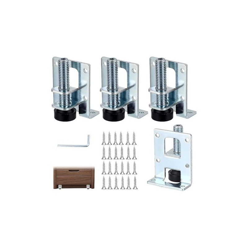 Taishengda-set Mit 4 Lebenden Möbelfüßen. Verstellbare Lebende Möbelfüße Für Möbel, Die Den Möbeln Von Armadi Scaffali Con Viti E Chiave Esagonale Standhalten
