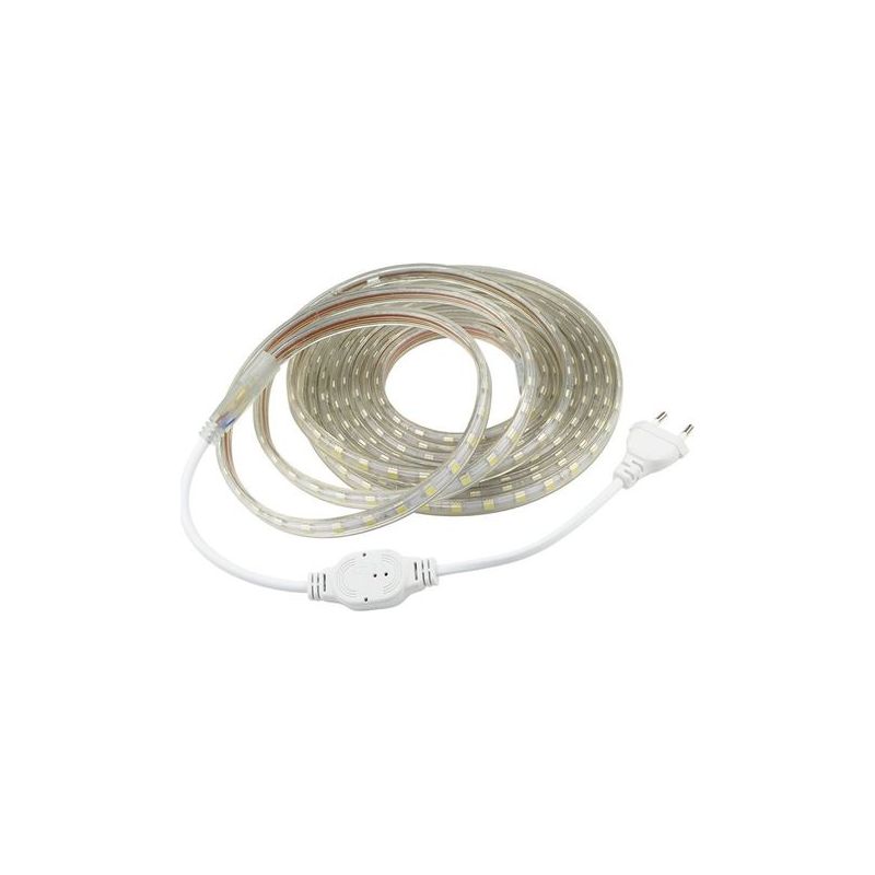 Taishengda 3 M 220 V Led-streifen – Sehr Helles 5050-led-licht, Ip65 Wasserdicht – Warmweißes Innenlicht – Inkl. Schalter