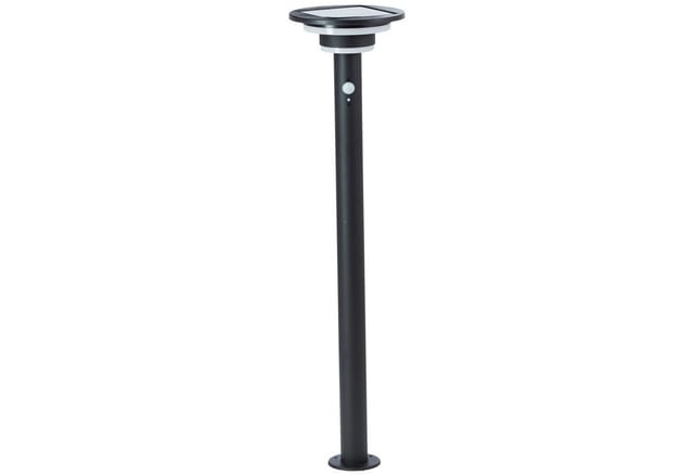 Brilliant - G40407/06 Garvina Solar-Außenstandleuchte mit Bewegungsmelder LED-Modul led fest eingeba