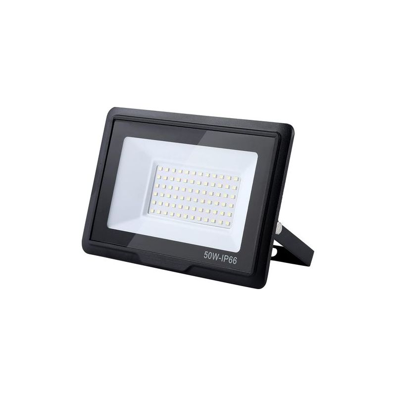 Taishengda Led-außenstrahler, 50 W, 5000 Lm, 6000 K, Ip66 Wasserdichte Sicherheitsbeleuchtung Für Garten, Garage, Hof, Parkplatz (kaltweiß, 50 W)