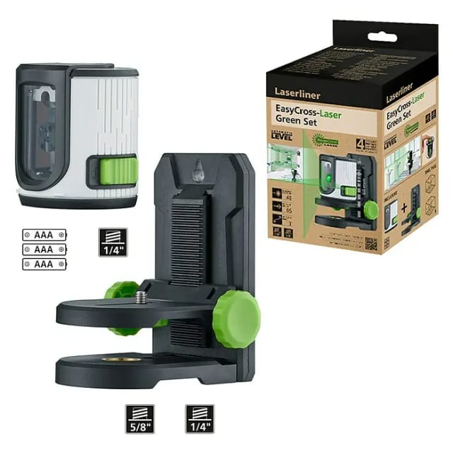 Laserliner - KreuzlinienlaserEasyCross-Laser Green Set