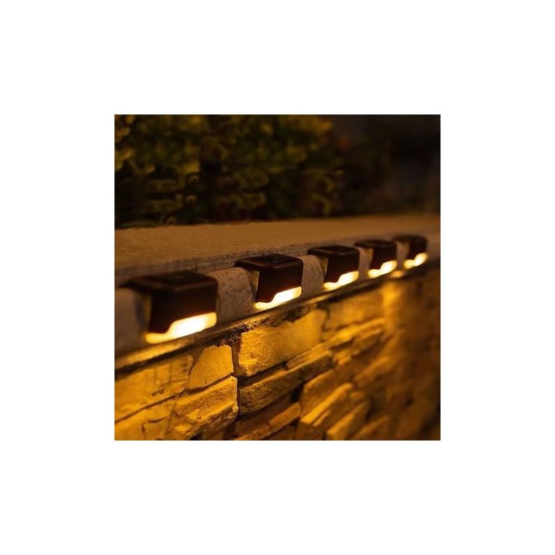 Taishengda – 16er-pack Wasserdichte Led-solarleuchten – Warmweiß – Ip44 – Für Treppen Und Wege – Einfache Installation – Wetterfestes Abs
