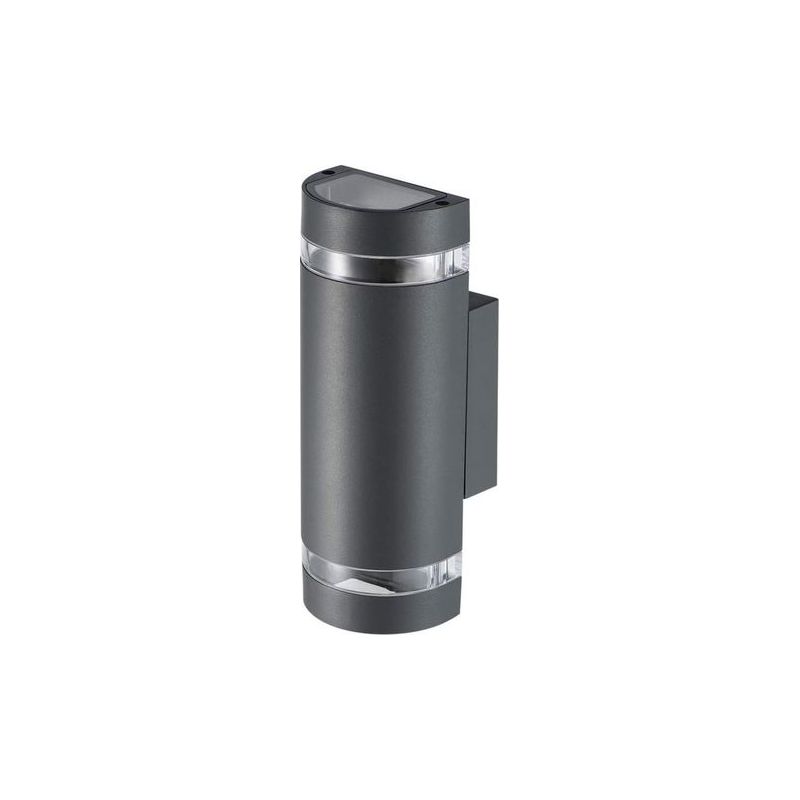 Taishengda Außenwandleuchten, Max. 35 W, Gu10 Aluminium, Nach Oben/unten Gerichtet, Ip44 Wasserdicht, Anthrazitgraue Gartenleuchten Für Terrasse, Garten, Flur, Balkon, Veranda