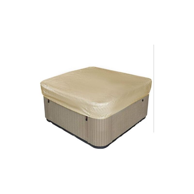 Taishengda Quadratische Poolabdeckung, Solar-poolabdeckung Für Den Außenbereich, Abdeckung Für Whirlpools Und Badewannen Im Außenbereich, Uv-beständige Whirlpoolabdeckung, 220 × 220 × 30 Cm