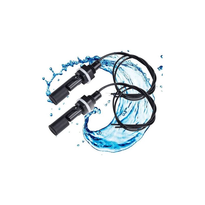 Taishengda – Schwimmerschalter, 2 Stück Wasserstandssensor, Horizontaler Schwimmerschalter Für Schwimmbecken Und Aquarien