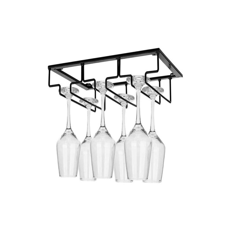 Taishengda-estante Para Copas De Vino, Halter Für Copas De Vino De Metal, Halter Für Copas Colgantes, Halter Für Copas, Mit Tornillos De Montaje, 3 Filas De Gran Kapazität, Para Barra De Cocina,