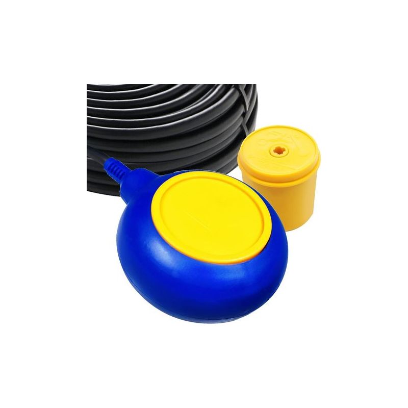 Taishengda Schwimmerschalter Mit 3 M Kabel, Ip68 Flüssigkeitsstandregler Zum Befüllen Oder Entleeren Von Wassertanks, 12 V/24 V/220 V, Wasserstandregler Für Tauchpumpen