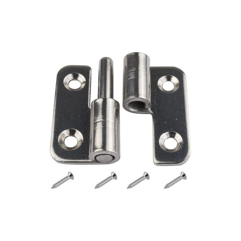 Taishengda – Set Mit 6 Abnehmbaren Scharnieren (3,8 Cm / 1,5 Zoll) – Abnehmbare Türscharniere – Edelstahl 304 – Linksanschlag