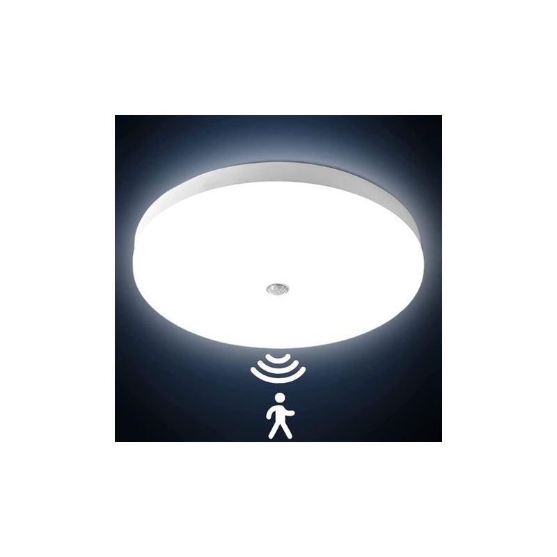 Taishengda – Deckenleuchte Mit Bewegungsmelder, 24 W, 3000 Lm, Ultradünne Runde Led-deckenleuchte, Ip56 Wasserdicht, Ideal Für Schlafzimmer, Küche, Balkon Und Flur, 40 Cm