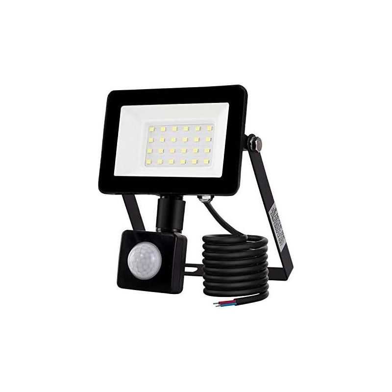 Taishengda-20w Led-außenstrahler Mit Bewegungsmelder, 6500k Led-außenstrahler, Ip66 Mit Bewegungsmelder-sicherheitsleuchte