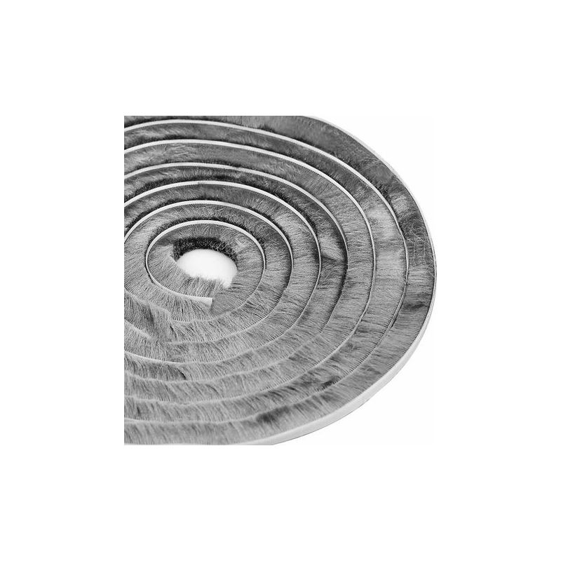 Taishengda-5m Bürstendichtungsstreifen 9 Mm X 15 Mm, Selbstklebend, Staub- Und Winddicht, Für Fenster Und Bewegliche Türen
